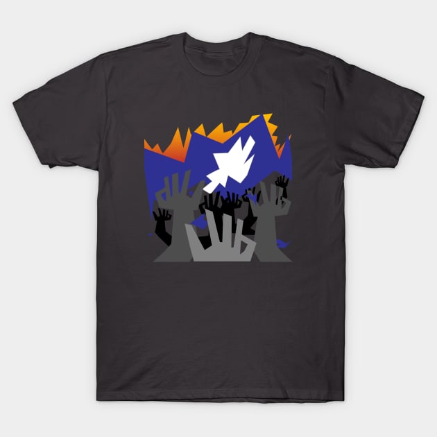 The sky is falling T-Shirt by bluehair